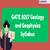 GATE Geology and Geophysics Syllabus 2026 PDF Download